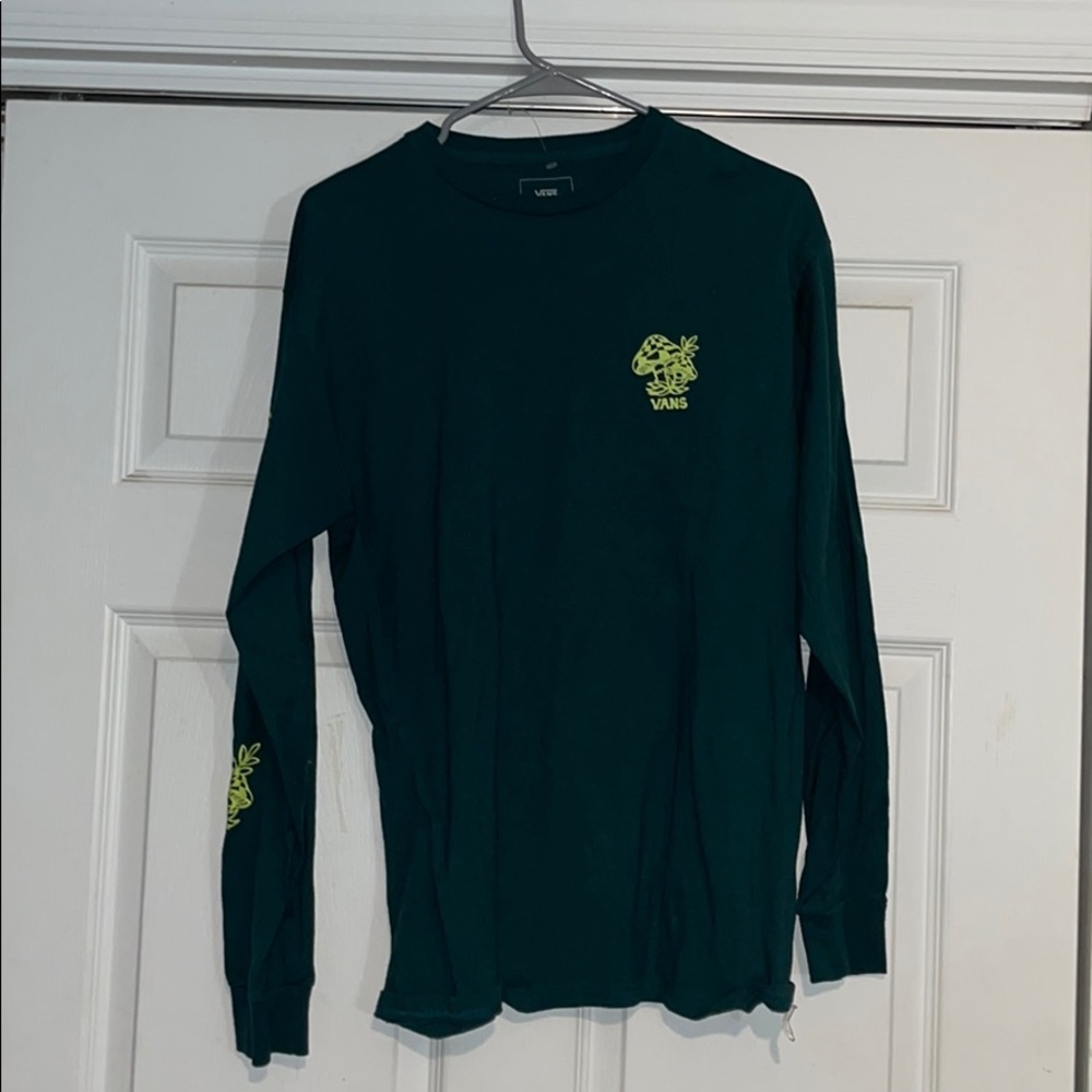 Vans Shrooms Green Long Sleeve Tshirt